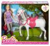 Papusa Barbie Horse And Doll