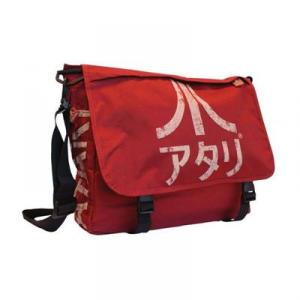 Geanta Atari Messenger Bag With Japanese Logo Crimson Red