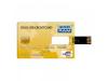 Stick usb goodram gold credit card 4gb auriu