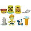 Jucarie play-doh town road worker and pup toy