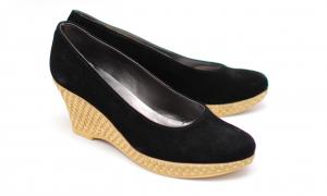 Pantofi dama cu platforma din piele intoarsa - eleganti -casual - Made in Romania