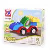 Tractor puzzle, jucarie creativa pentru copii