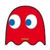Pac Man Ghost In Shape Mousepad