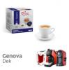 Italian Coffee GENOVA DEK compatibile A Modo Mio, 16 capsule