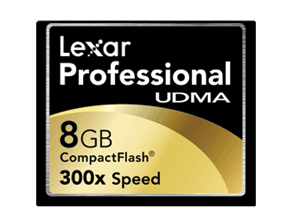 Compact Flash Lexar 300X 8GB