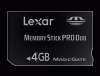 Memory Stick PRO Duo Lexar 4GB