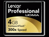 Compact flash lexar 300x 4gb