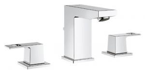 Grohe Eurocube-Baterie lavoar cu montare pe 3 gauri