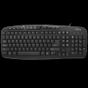 CMK120 tastatura multimedia cu fir,  104 taste + 12 taste multimedia,  USB,  sensibila la atingere pentru viteza si confort,  Black