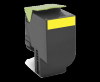 Lexmark 802SY Yellow Standard Yield Return Program Toner Cartridge   2000 pages   CX310dn / CX310n / CX410de / CX410dte / CX410e / CX510de / CX510dhe / CX510dthe