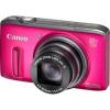 Canon PowerShot SX240 HS Pink Compact   12.1 MP   BSI CMOS   Zoom optic 20 x   Zoom digital 4 x   Roz