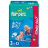 Pampers nr.3 active baby 82 buc 4-9kg