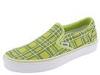 Adidasi barbati Vans - Classic Slip-On - (Tm Plaid) #E186/Daiquiri Green