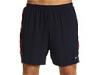 Pantaloni barbati Nike - Stretch Woven Running Short 7\" - Dark Obsidian/Sport Red/(Reflective Silver)