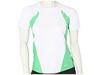 Tricouri femei Nike - Updated Short-Sleeve Reflective Base Layer - White/Light Green Spark/(Light Green Spark)