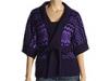 Tricouri femei Reef - Frieze Cardigan Sweater - Purple