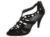 Pantofi femei vaneli - pride - black suede w/clear