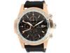 Ceasuri barbati Bulova - Men\'s Diamonds - 98E109 - Black Band/Rose Gold/Black Face