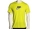 Tricouri barbati Nike - Short Sleeve Cotton Dri-FIT&reg; Run Swoosh Tee - Electrolime