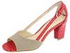 Pantofi femei Franco Sarto - Lapo - Cement/Red Croco