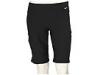 Pantaloni femei Nike - Perfect Fit Knee Short - Black/Black/Black/(White)