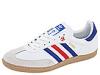 Adidasi femei Adidas Originals - Samba&#174  Leather - World Cup Countries - White/Collegiate Royal/Collegiate Red (England, Russia, France)