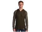 Tricouri barbati Calvin Klein (CK) - Two Color Waffle Hoodie - Forest Night/Vetiver Green