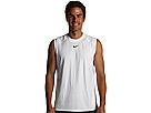 Tricouri barbati Nike - Practice Sleeveless Basketball Shirt - White/(Black)