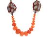 Diverse femei Chan Luu - Long Jade Necklace - Bright Orange Jade