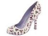 Pantofi femei Irregular Choice - Candy 3084-7 E - Cream Kid With Lavender Print
