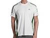 Tricouri barbati Adidas - RESPONSE&reg; Short-Sleeve Tee - White/Pure Green/Pure Green