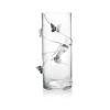 Vaza cristal cu fluturi argintati