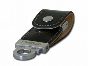 Prestigio -    Stick USB Prestigio Leather Flash Drive NAND 4GB (Negru)