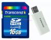 Transcend - SDHC with Card Reader 16GB