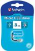 Verbatim - Stick USB Verbatim Micro 8Gb (Albastru)