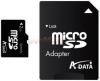 A-data - card microsd 2gb + adaptor