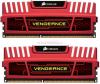 Corsair - Memorii Vengeance Red DDR3, 2x4GB, 1600MHz (dual channel)