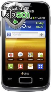 Samsung -   Telefon Mobil S6102 Galaxy Y Duos, 832 MHz, Android 2.3, TFT capacitive touchscreen 3.14", 3.15MP, 512MB, Dual SIM (Negru)
