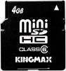 Kingmax - card minisdhc 4gb (class 6)