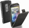 Cellular Line - Husa FLAPESSENEVO3DBL pentru HTC Evo 3D (Neagra)