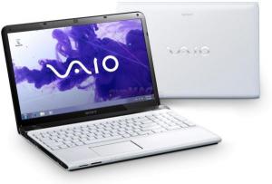 Sony VAIO - Promotie  Laptop SVE1511B1E (Intel Pentium B970, 15.5", 4GB, 500GB, AMD Radeon HD 7650M@1GB, USB 3.0, HDMI, Win7 HP 64, Alb) + CADOU