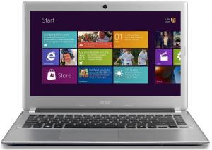 Acer - Promotie Laptop Acer Aspire V5-471P-33214G50Mass (Intel Core i3-3217U, 14"Multi-Touch, 4GB, 500GB, Intel HD Graphics 4000, USB 3.0, HDMI, Win8 64-bit, Argintiu)