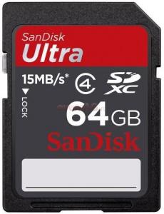 SanDisk - Card SDXC Ultra 64GB