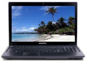 Acer - Promotie Laptop eMachines 644-C52G50Mnkk (AMD Dual-Core C-50, 15.6", 2GB, 500GB, ATI Radeon HD 6310@256MB, Linpus, Negru)