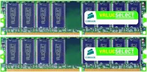 Corsair - Lichidare Memorii Value Select DDR2, 2x1GB, 667MHz