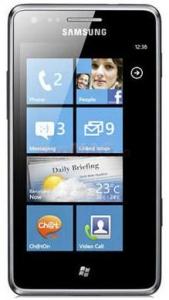 Samsung -  Telefon Mobil Samsung Omnia M S7530, Procesor de 1GHz, Windows Mobile Mango 7.5, Super AMOLED capacitive touchscreen de 4", 5MP, 4GB, WI-Fi, 3G (Deep Gray)