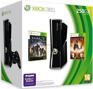 Microsoft - Consola Xbox 360 Premium System&#44; 250GB + Halo Reach + Fable III