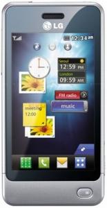 LG - Telefon Mobil GD510, 3.15MP, TFT resistive touchscreen 3.0'', 42MB (Argintiu)