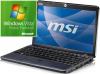 MSI - Cel mai mic pret! Laptop Wind12 U200-063EU (Intel Celeron 723, 12.1", 4 GB (2+2 cadou), 320GB, Intel GMA 4500MHD, HDMI, 6 celule, Windows Vista HP, Negru) + CADOU