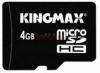 Kingmax - Card microSDHC 4GB (Class 6)